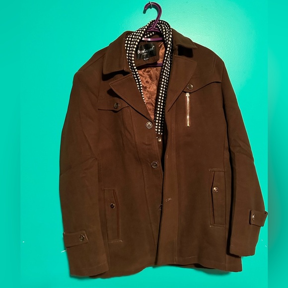 BigredLeopard Men’s XXXL Winter Pea Coat - Picture 4 of 10